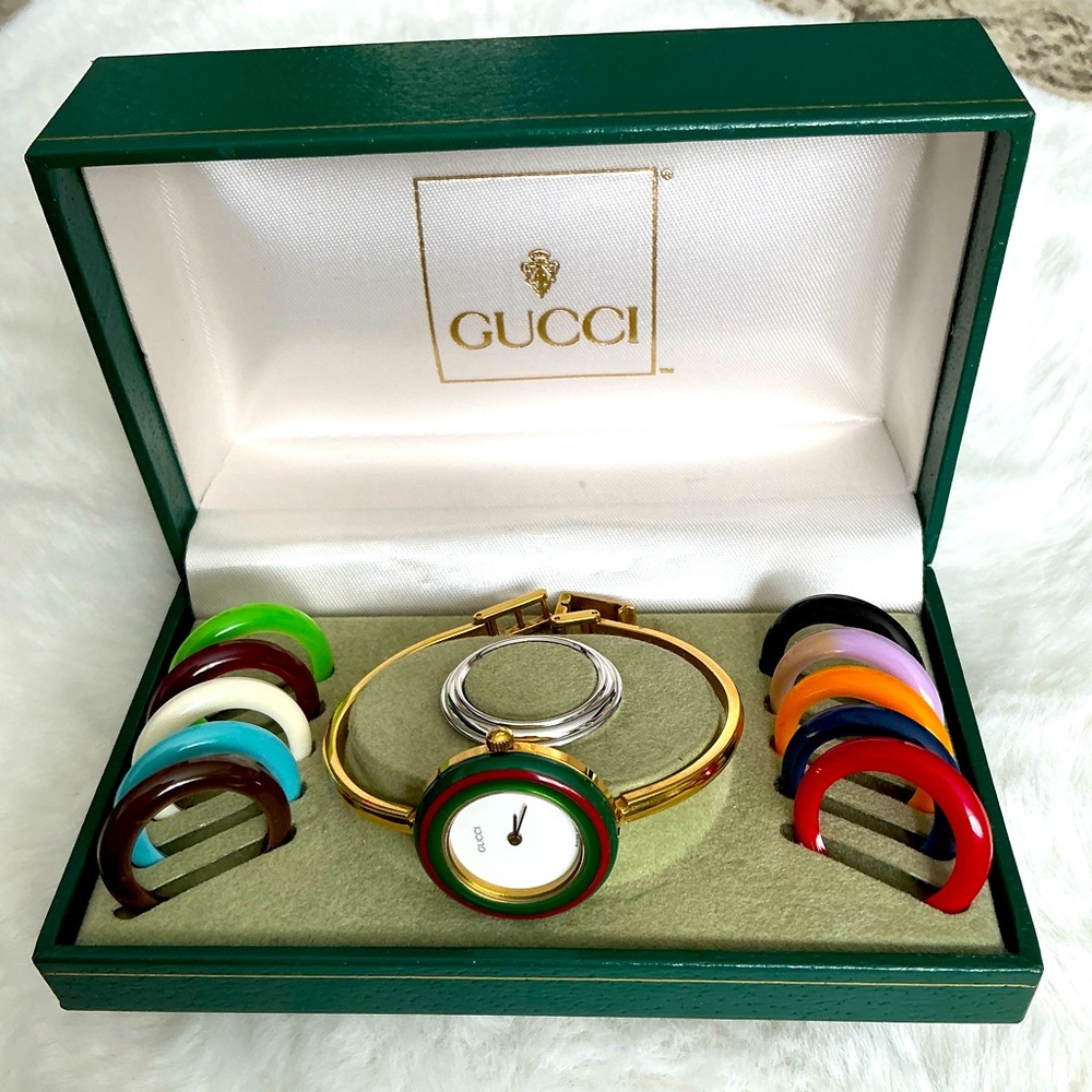 GUCCI bangle watch 💗SERVICED ‼️ - Picture 3 of 13